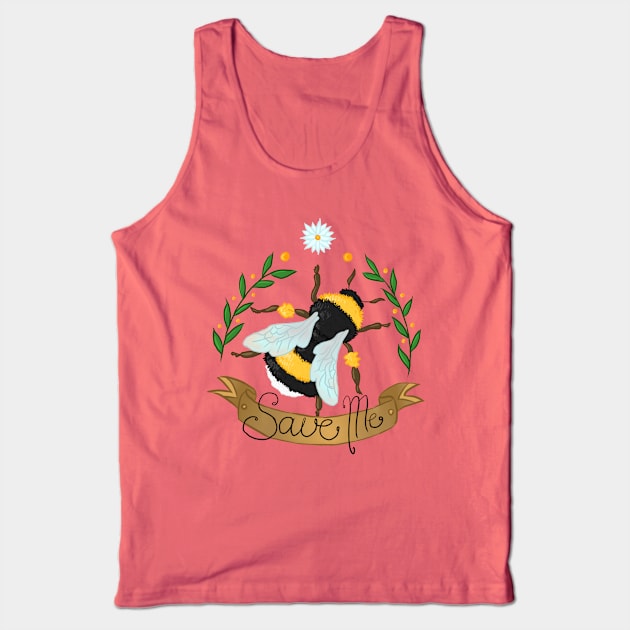 Save the bees Tank Top by Wieskunde